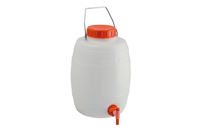 WURKO 044103 Tanica Per Carburanti 10 Litri – Plastica Antiurto Con Beccuccio Versatore