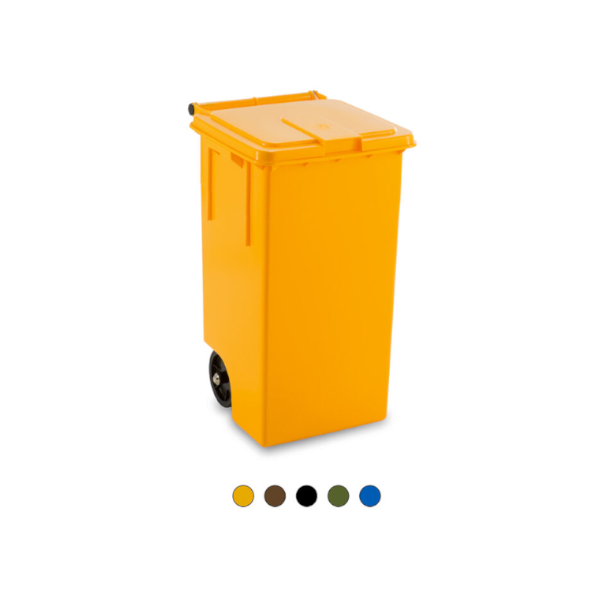 Bidone ECO SYSTEM 80 Litri Con Pedale Verde - Per Raccolta Differenziata - Foto 4