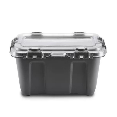 Contenitore Ermetico 19 lt PP Grigio Trasparente