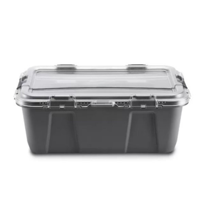 Contenitore Ermetico 46 lt PP Grigio Trasparente