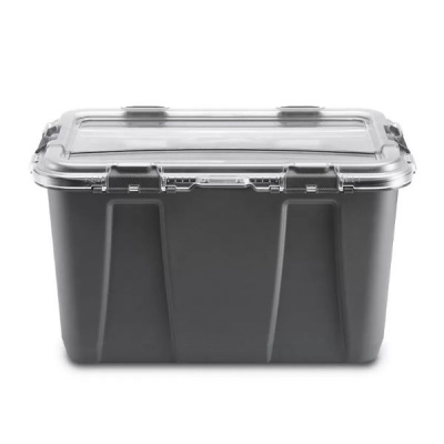 Contenitore Ermetico 76 lt PP Grigio Trasparente