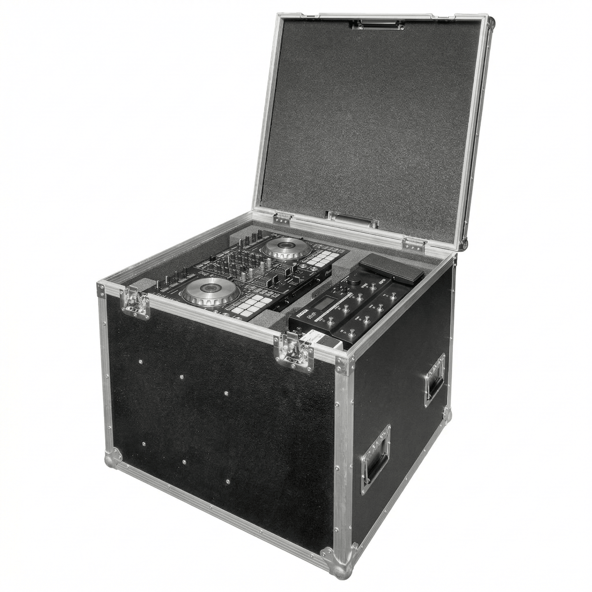 Flight Case per Console DJ e Pedaliere - Ecoplast 2000