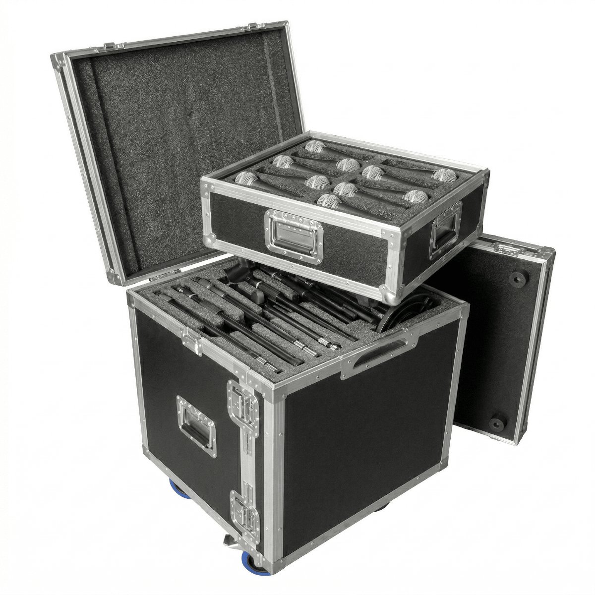 Flight Case per Microfoni e Aste Microfoniche - Ecoplast 2000
