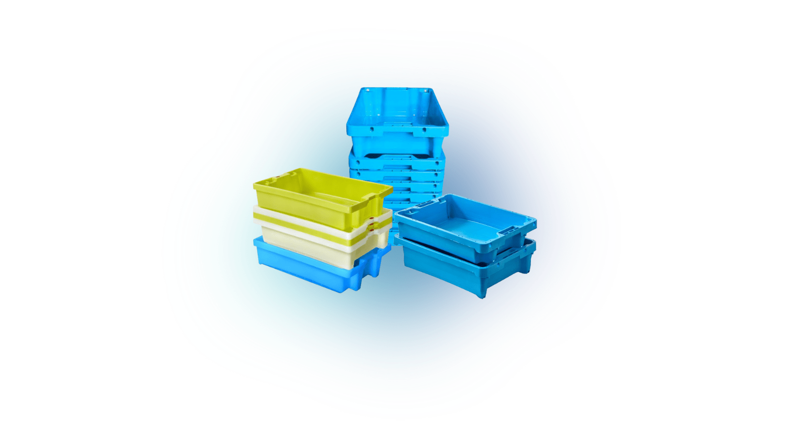 Stoccaggio e Trasporto Pesce Ecologico Esempi di contenitori per trasporto pesce in plastica HDPE